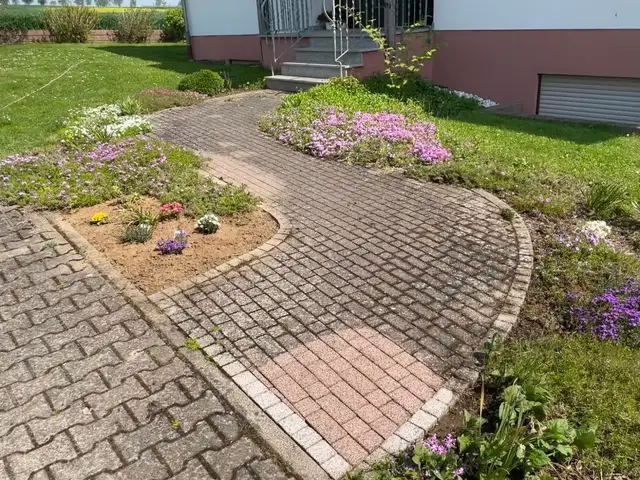 Gereinigtes Pflaster, Terrasse und Hoffläche im Lahn-Dill-Kreis (28)