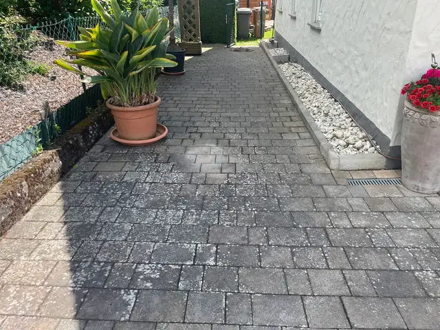 Gereinigtes Pflaster, Terrasse und Hoffläche im Lahn-Dill-Kreis (29)