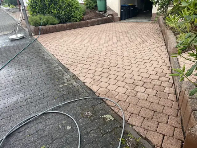 Gereinigtes Pflaster, Terrasse und Hoffläche im Lahn-Dill-Kreis (30)