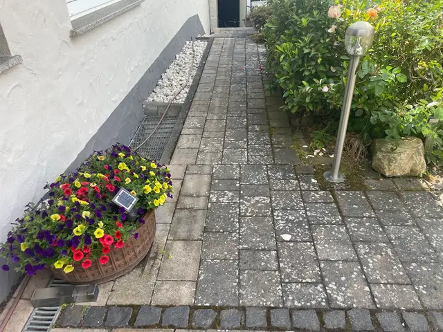 Gereinigtes Pflaster, Terrasse und Hoffläche im Lahn-Dill-Kreis (31)