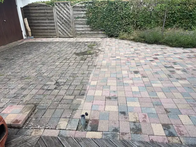 Gereinigtes Pflaster, Terrasse und Hoffläche im Lahn-Dill-Kreis (35)