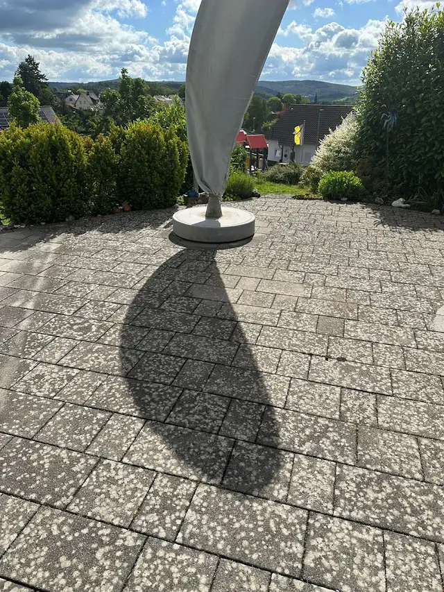 Gereinigtes Pflaster, Terrasse und Hoffläche im Lahn-Dill-Kreis (43)